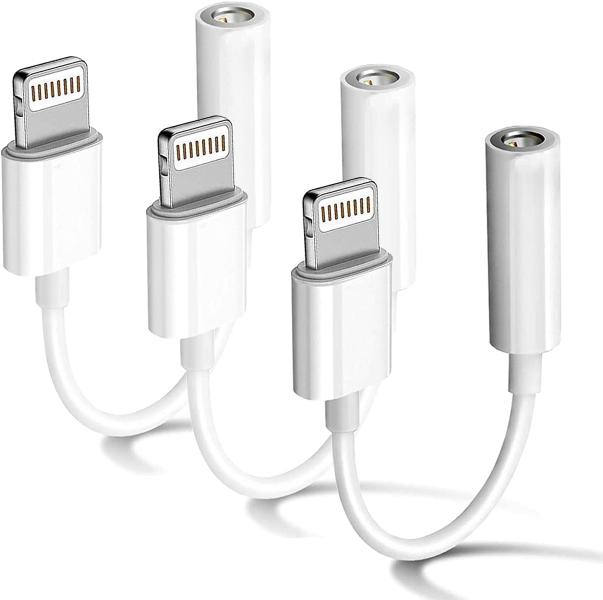 Adaptador Iphone Audifonos Lightning 3.5