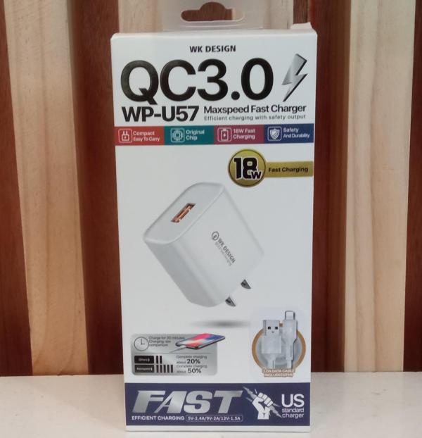 Cargador Generico Lightning 18W-WP-U57