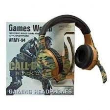 Audifono Games World Army-94