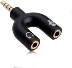 Adaptador 3.5 y Microfono a 3.5
